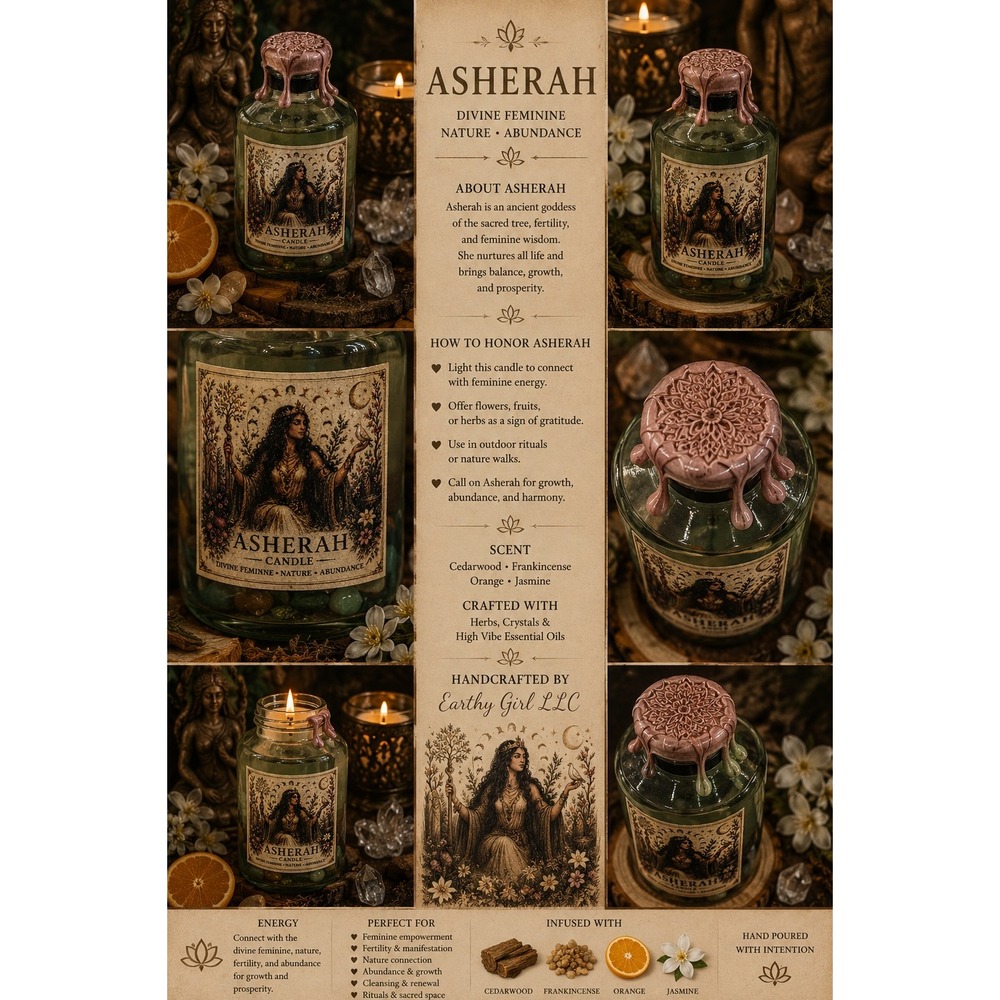 Asherah Oil Candle